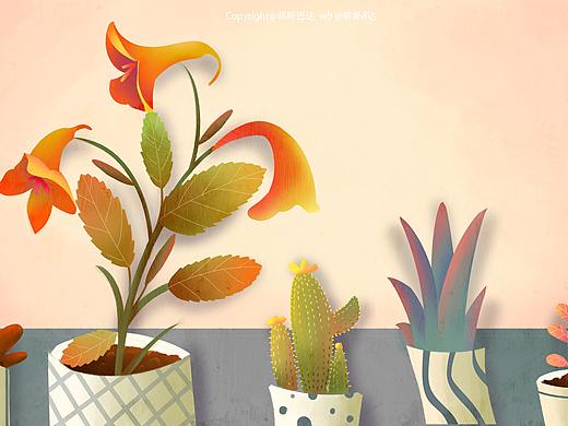 英文儿童插画绘本系列3~植物和其根~