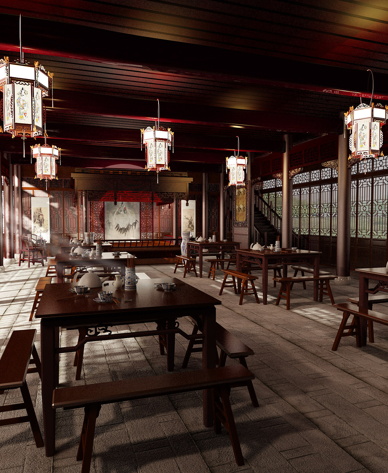 中国古建筑室内外设计