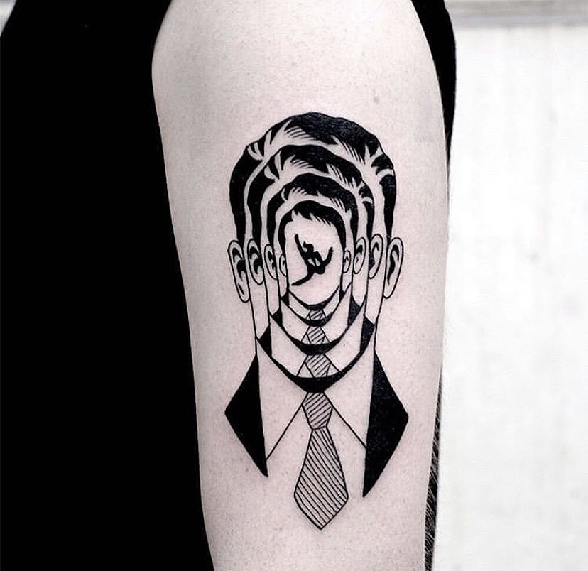 发现生活中不同的事物组成的纹身图案和奇特的搭配赏析