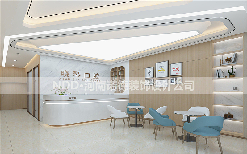 120平口腔诊所装修设计案例-晓琴口腔诊所设计效果鉴赏（图ZMjQxNzYwMDY4） - 家装设计 - 站酷设计师诺德设计原创素材 - 站酷ZCOOL