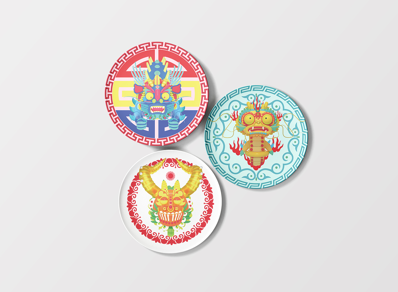 洛阳博物馆传统神兽创新设计（图ZMTY3NDg5NjI0） - 人物/生物 - 站酷设计师夏天很忙原创素材 - 站酷ZCOOL