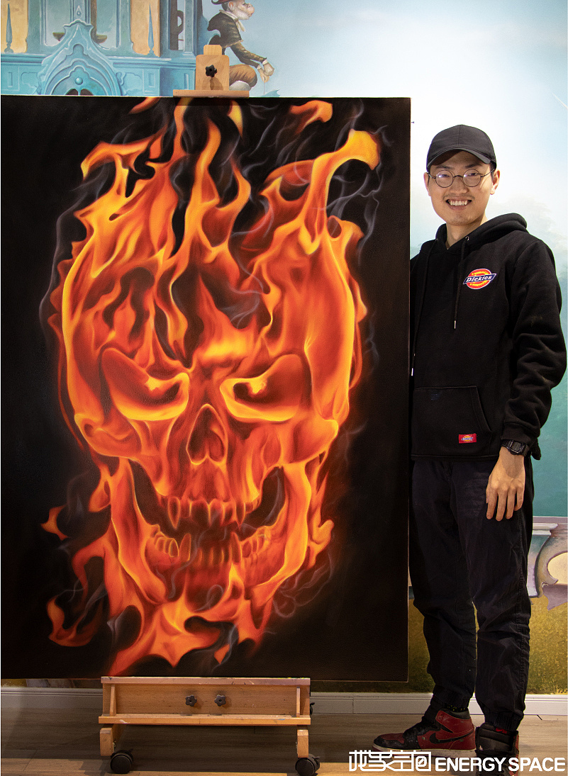 墙绘培训 | 喷枪火焰