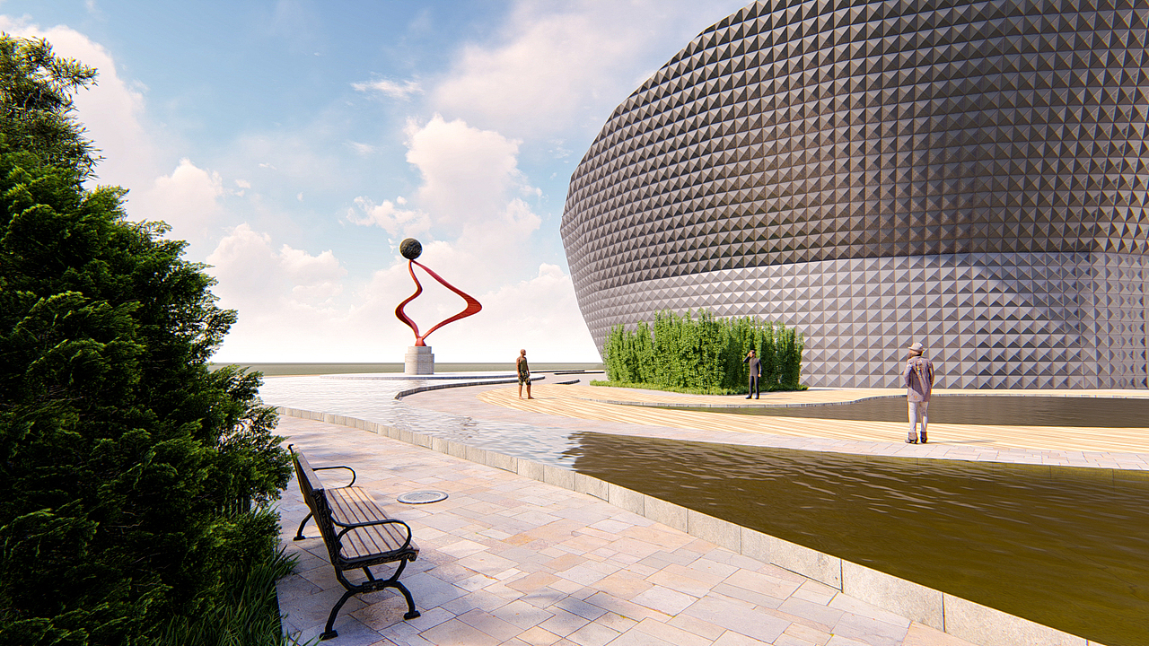 大连小窑湾滨海广场设计