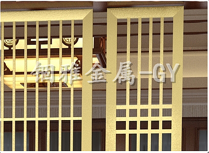 中式别墅茶室家居拉丝钛金不锈钢屏风装饰花格黄铜屏风（图ZMTgwNTEyNzI0） - 其他 - 站酷设计师锢雅17727322215原创素材 - 站酷ZCOOL