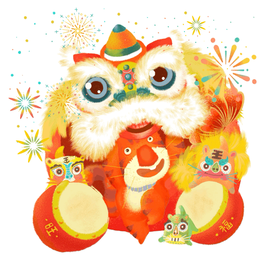 【第二弹】虎年系列贺年插画 方小虎（图ZMjg1NTMwMjM2） - 儿童插画 - 站酷设计师奕昂原创素材 - 站酷ZCOOL