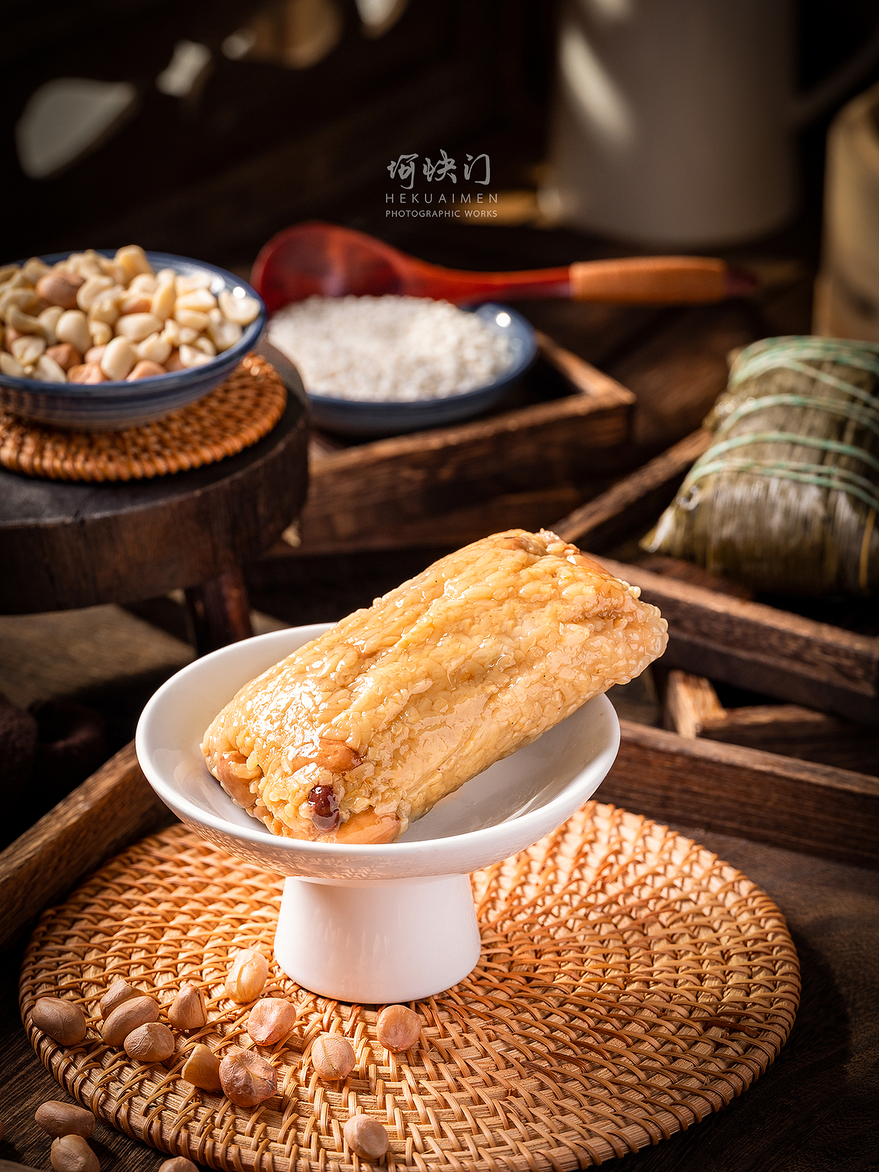 粤西特产小吃拍摄｜粽子、籺、煎堆（图ZMzM4ODYyOTcy） - 美食摄影 - 站酷设计师何快门原创素材 - 站酷ZCOOL