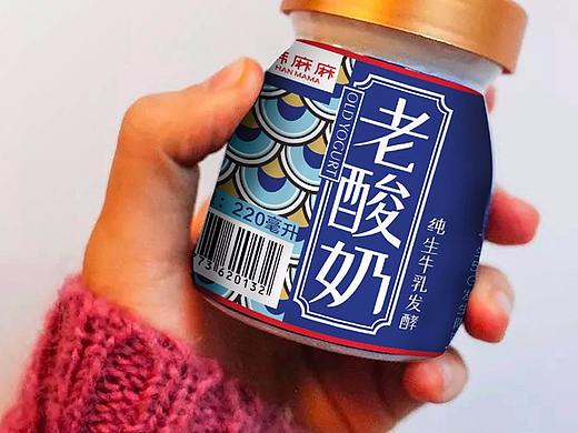 韩城 老酸奶 包装设计
