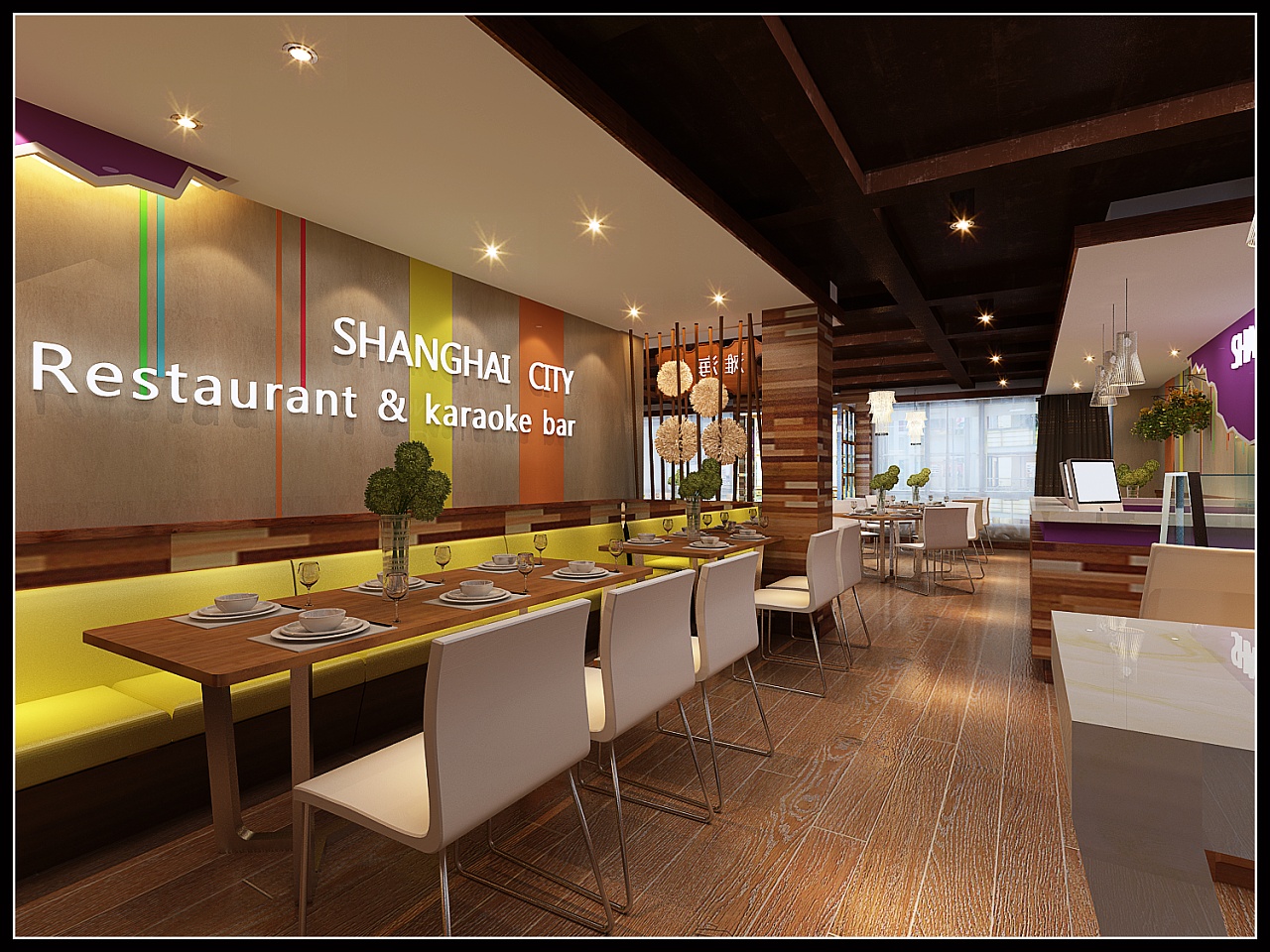 粤皇港式茶餐厅|空间|室内设计|七兄弟 - 原创作品 - 站酷 (ZCOOL)
