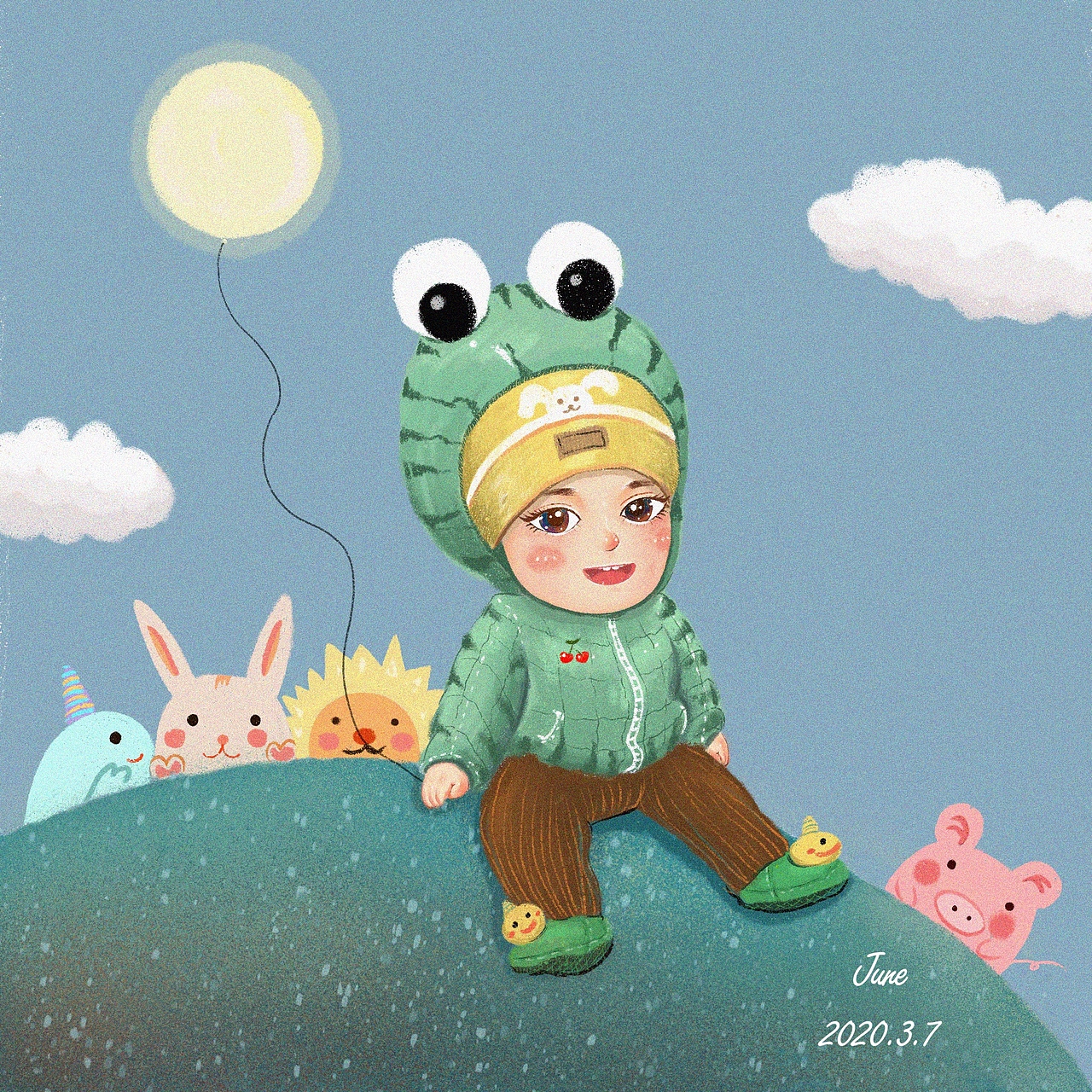 【iPad画画】一起放太阳🌞