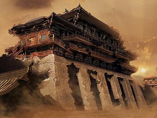 大明宫（个人主页-ZMjcyMjEyMDQ=） - 艺术插画 - 站酷设计师汤圆不好吃原创素材 - 站酷ZCOOL