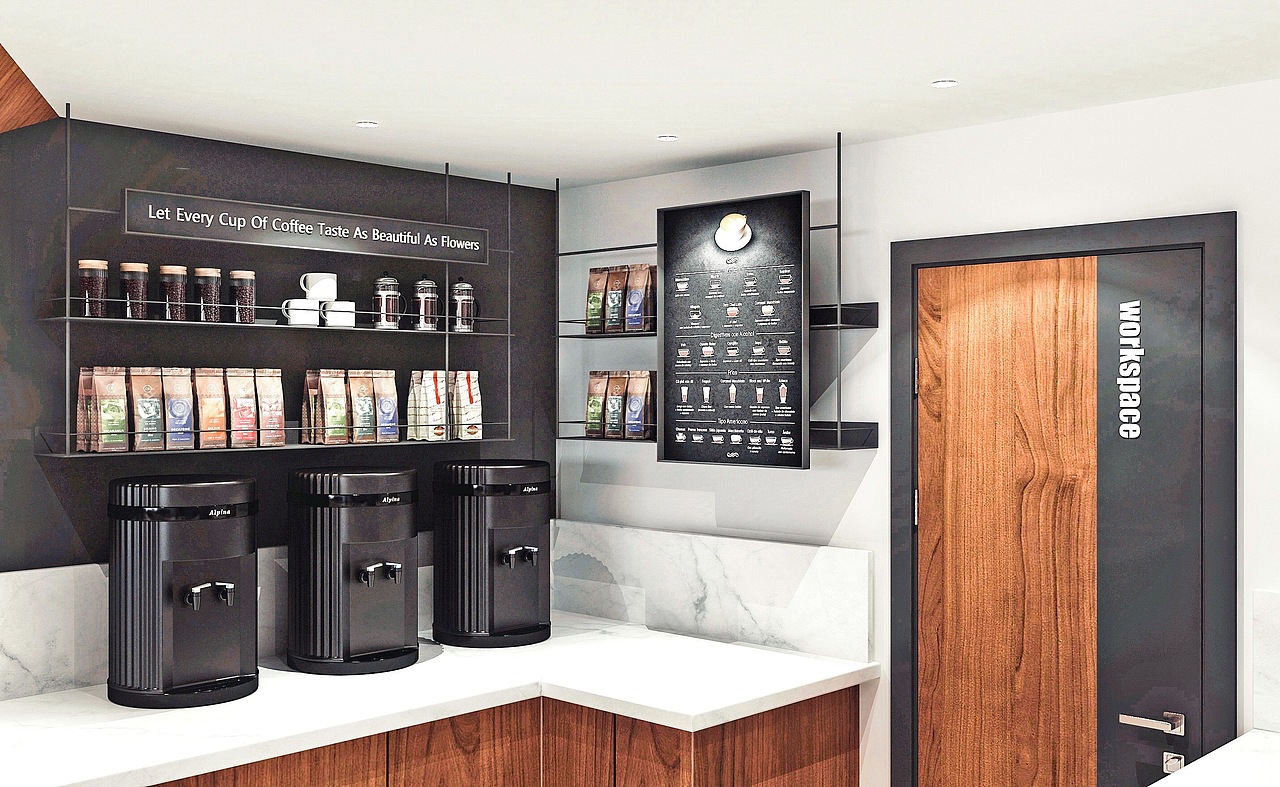 己菏咖啡厅设计（图ZMTU4ODc0ODgw） - 家装设计 - 站酷设计师吴嵘恩原创素材 - 站酷ZCOOL