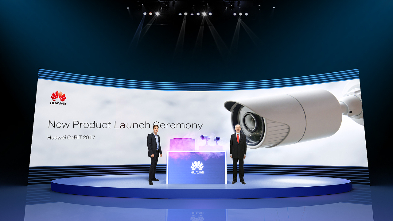 华为德国舞台，启动、发布、签约仪式（图ZMTQyMTI0MDQ4） - 建筑/空间 - 站酷设计师M西安设计王老师原创素材 - 站酷ZCOOL