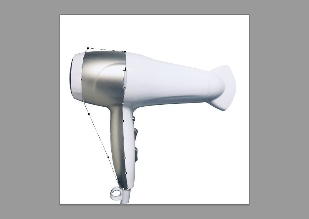 钢笔抠出风筒金色部位