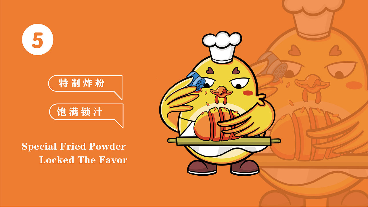 炸鸡logo全案品牌专注餐饮