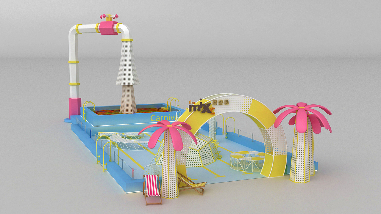 泳池派对（图ZMTY4NTcxOTEy） - 建筑/空间 - 站酷设计师Amon09原创素材 - 站酷ZCOOL