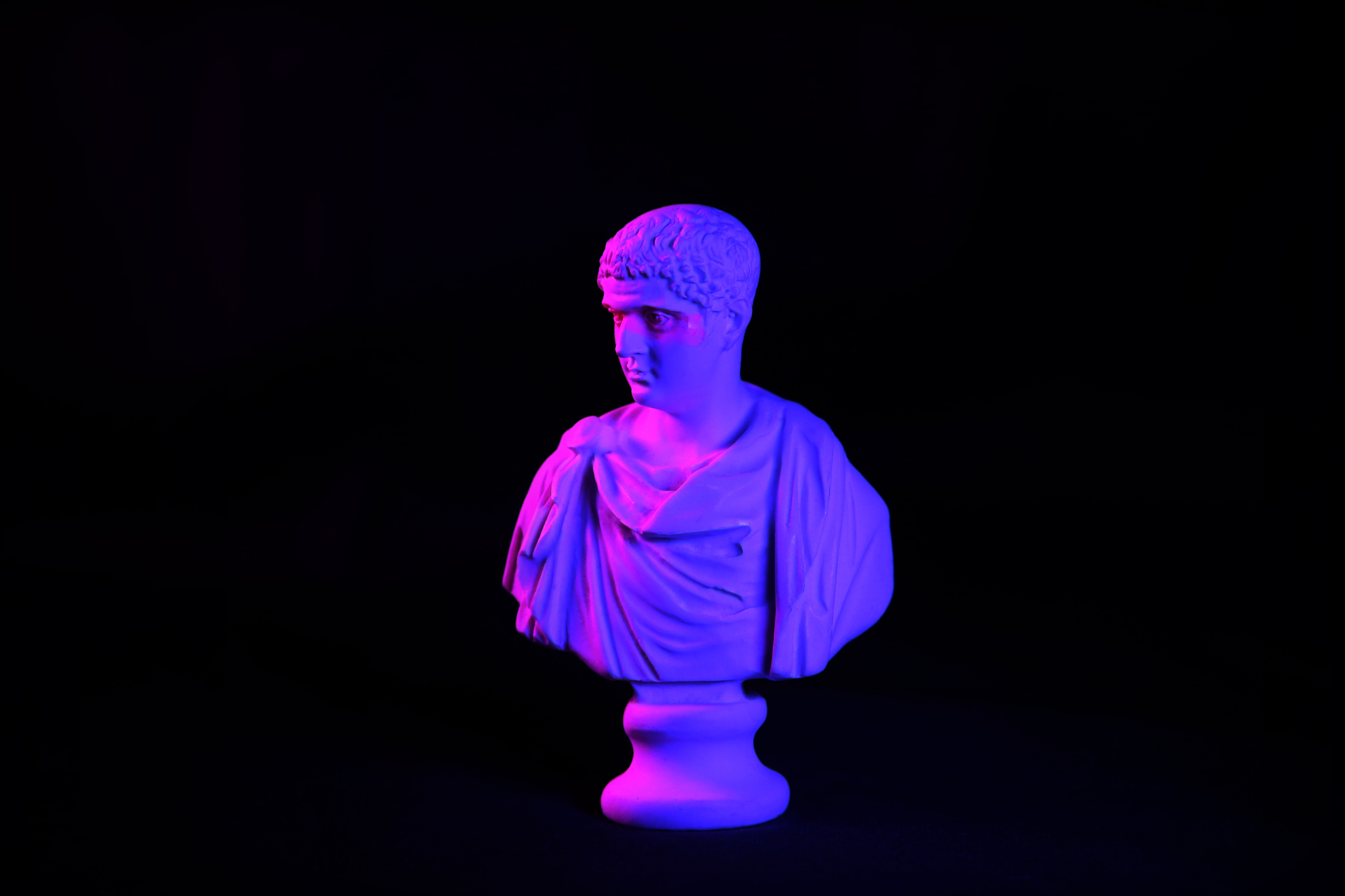 石膏·蒸汽波·拍摄