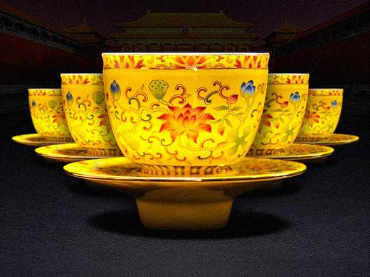 《乾隆珐琅盏》（个人主页-ZMzA0OTAxOTI=） - 宣传物料 - 站酷设计师温兰No1原创素材 - 站酷ZCOOL