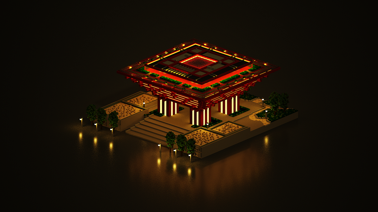 MagicaVoxel 体素中国馆（图ZMTE4ODQwNDIw） - 其他三维 - 站酷设计师图为设计原创素材 - 站酷ZCOOL