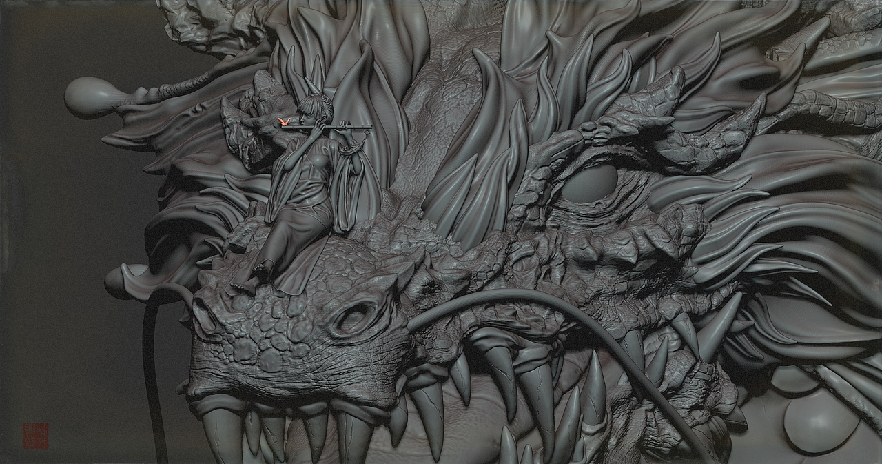 《云髻吹笛 不负韶华》素体