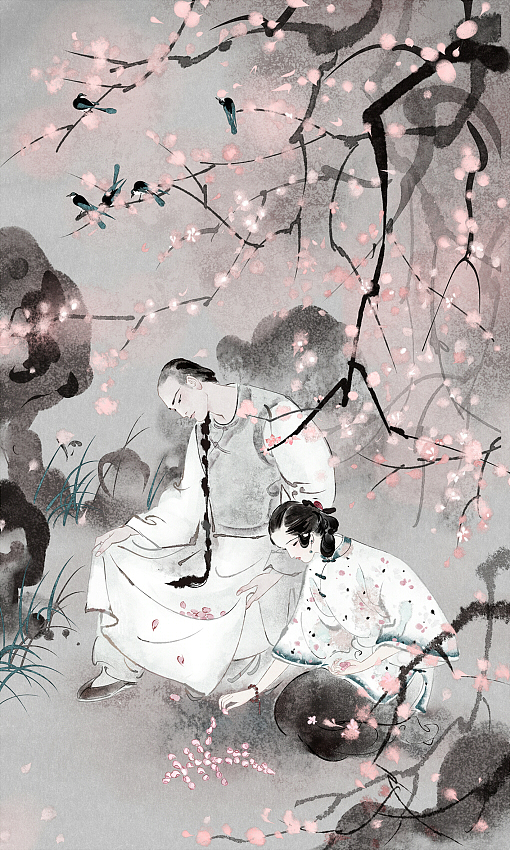 秋灯琐忆（图ZMTQxMTQ0NzAw） - 商业插画 - 站酷设计师尧立原创素材 - 站酷ZCOOL