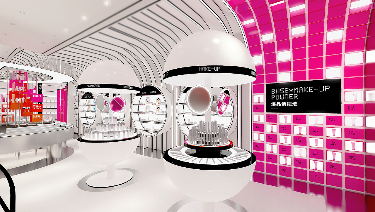 《ADD ME》美妆品牌全案空间设计