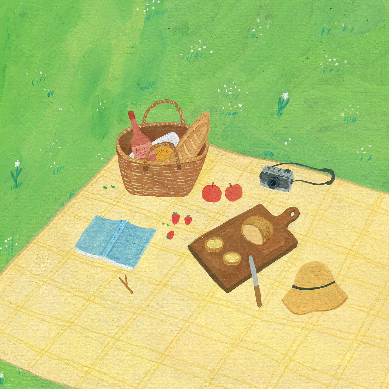 野餐（图ZMTI5OTc2NjY4） - 创作习作 - 站酷设计师木木mumujam原创素材 - 站酷ZCOOL