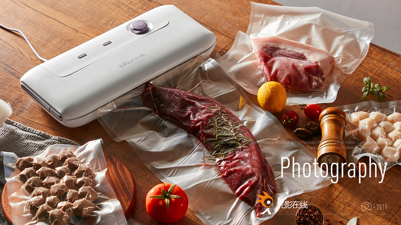 小熊真空封口机场景图片