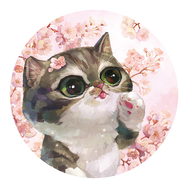 毛茸茸治愈——手绘可爱小动物