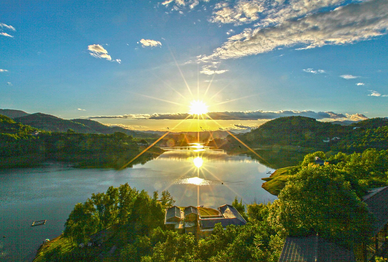 风景秀丽靓瀛湖