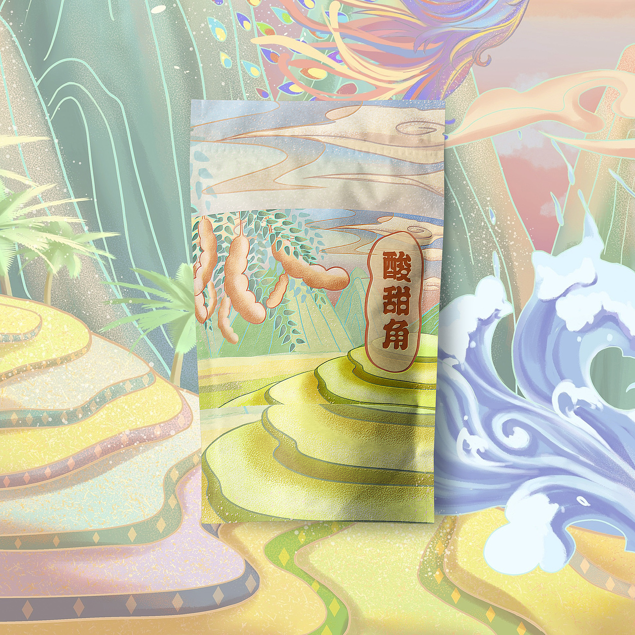 西双版纳插画与产品设计（图ZMjM3MjMxOTI4） - 包装 - 站酷设计师YoviArdo原创素材 - 站酷ZCOOL