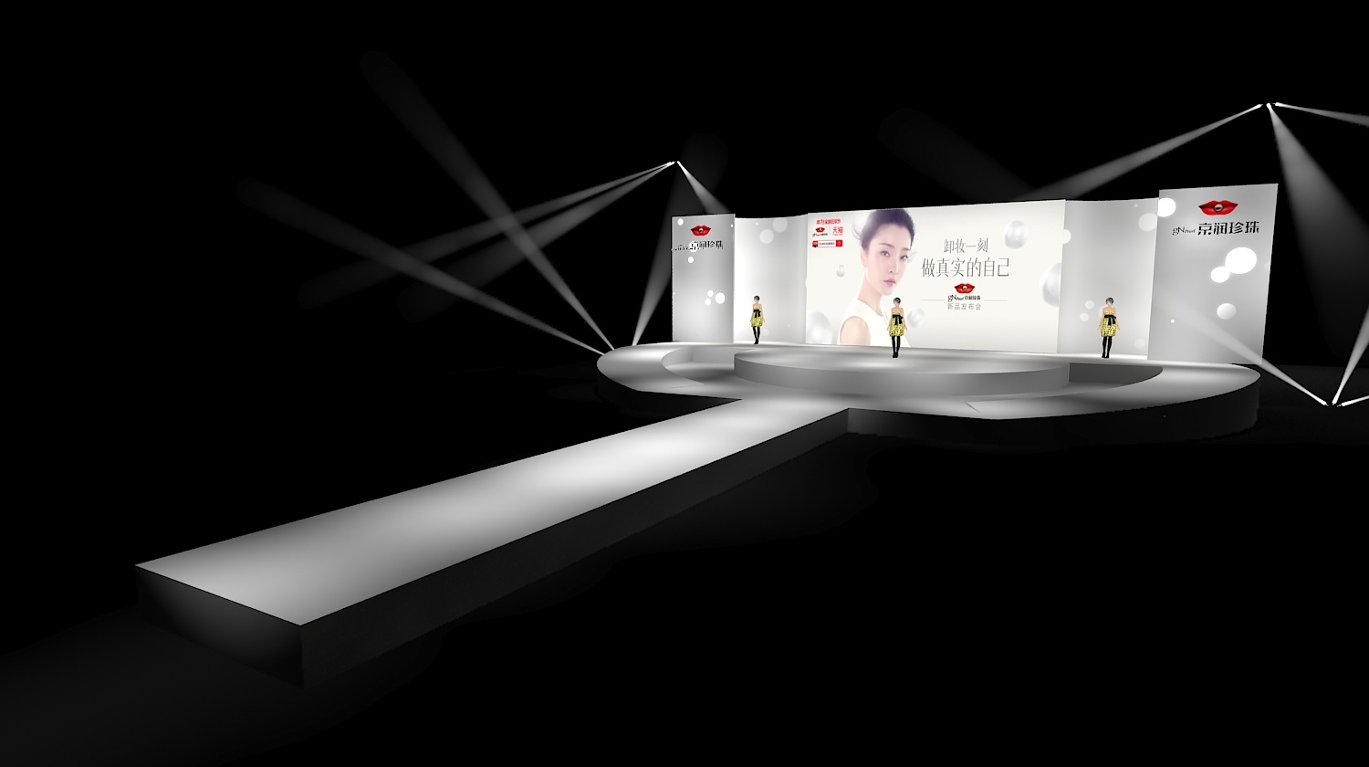 京润珍珠《爱上超模》t台秀|空间|舞台美术|杨亚军 - 原创作品 - 站酷