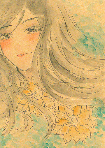 牛皮纸上的手绘~