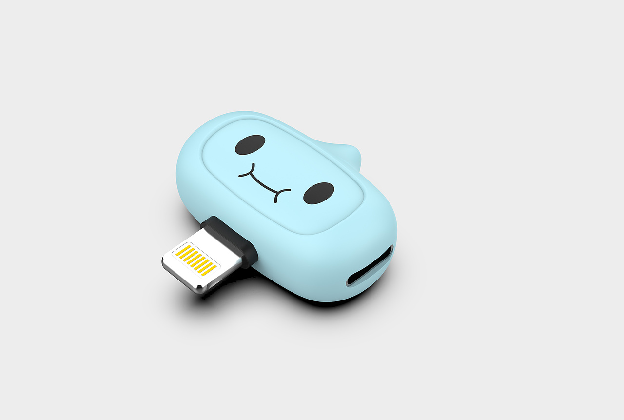 几款苹果数据线音频/充电转接头设计