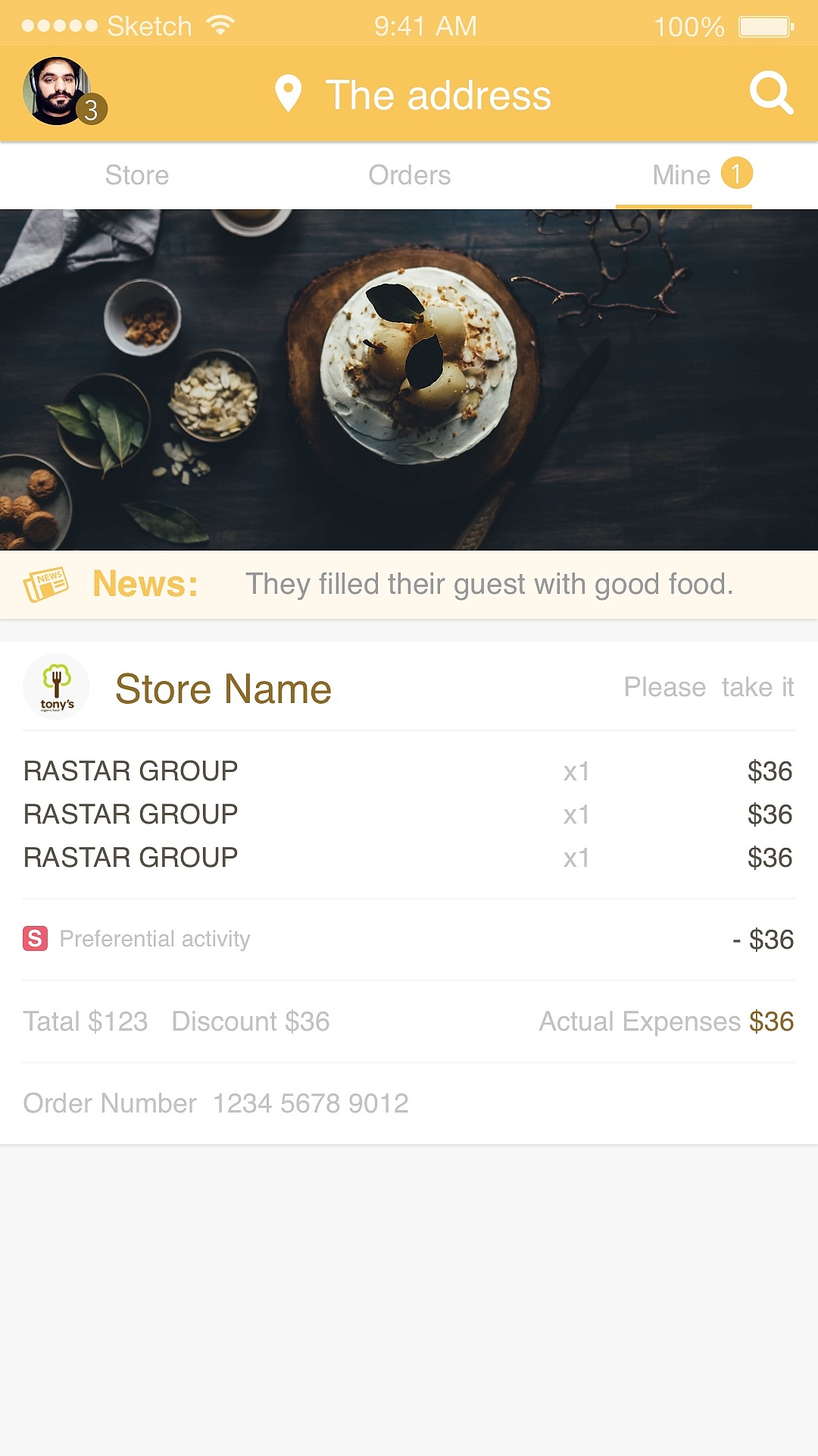 美国餐饮项目（图ZNjY0MjQxNTI=） - APP界面 - 站酷设计师wj1109原创素材 - 站酷ZCOOL
