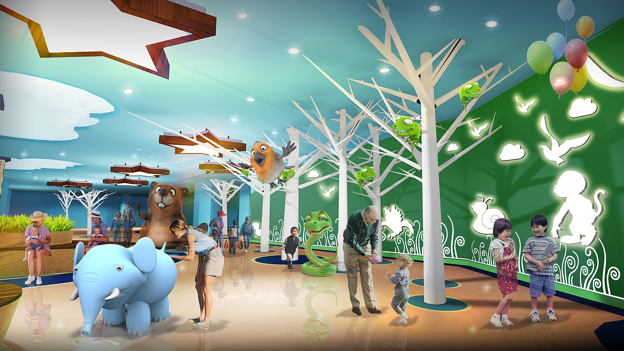 星光天地休闲游乐区室内设计（图ZMTExMjkxOTYw） - 家装设计 - 站酷设计师熙陆设计Tommy原创素材 - 站酷ZCOOL