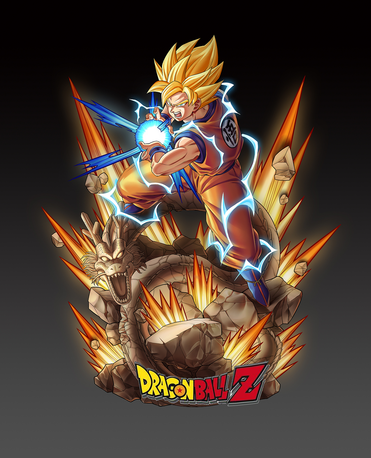 悟空七龙珠雕像gk