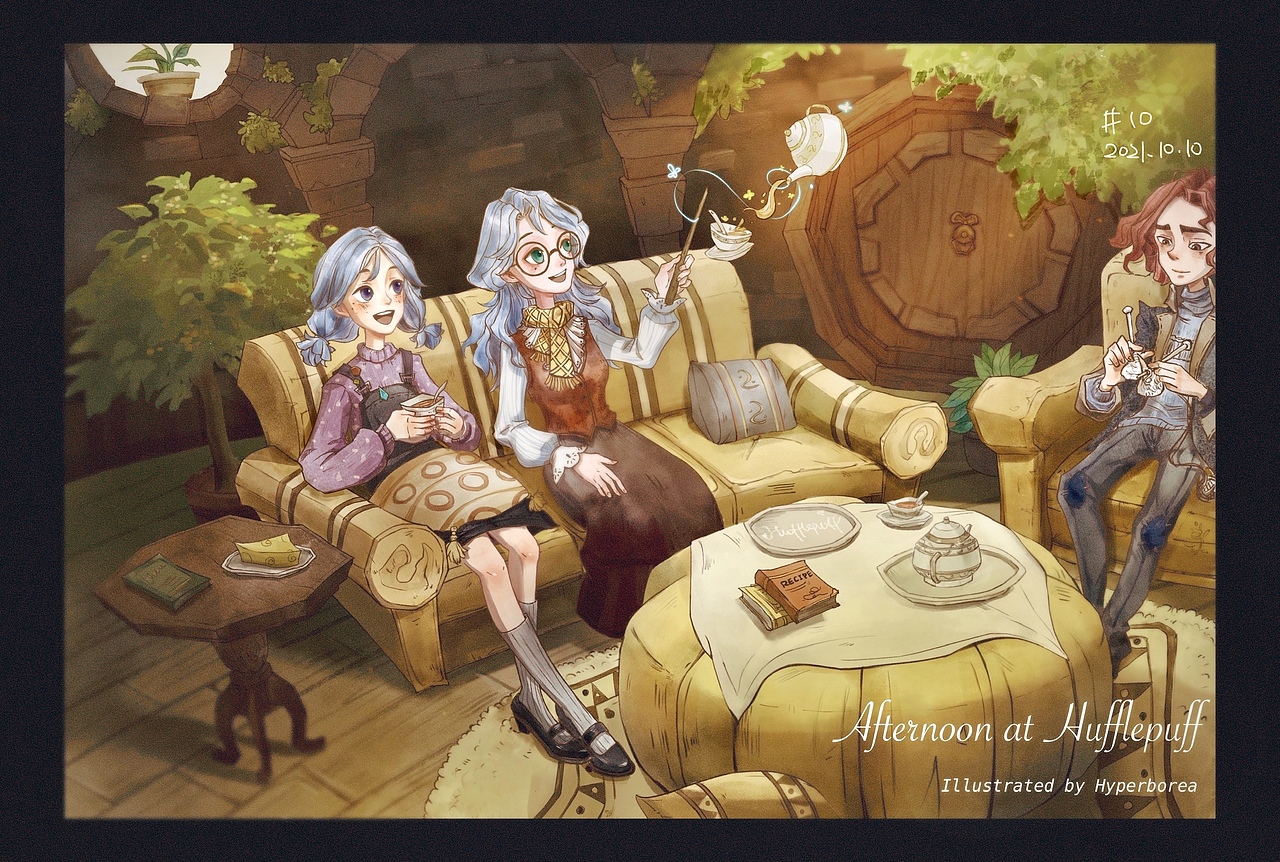 插画习作｜寒来暑往2·与魔法同行（图ZMzA0NjQ0NTQ0） - 创作习作 - 站酷设计师海布里安原创素材 - 站酷ZCOOL
