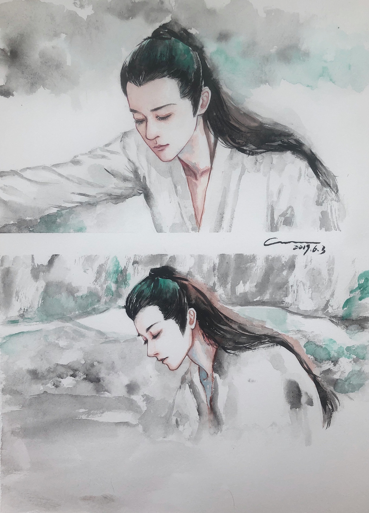 听雪楼水彩插画画集