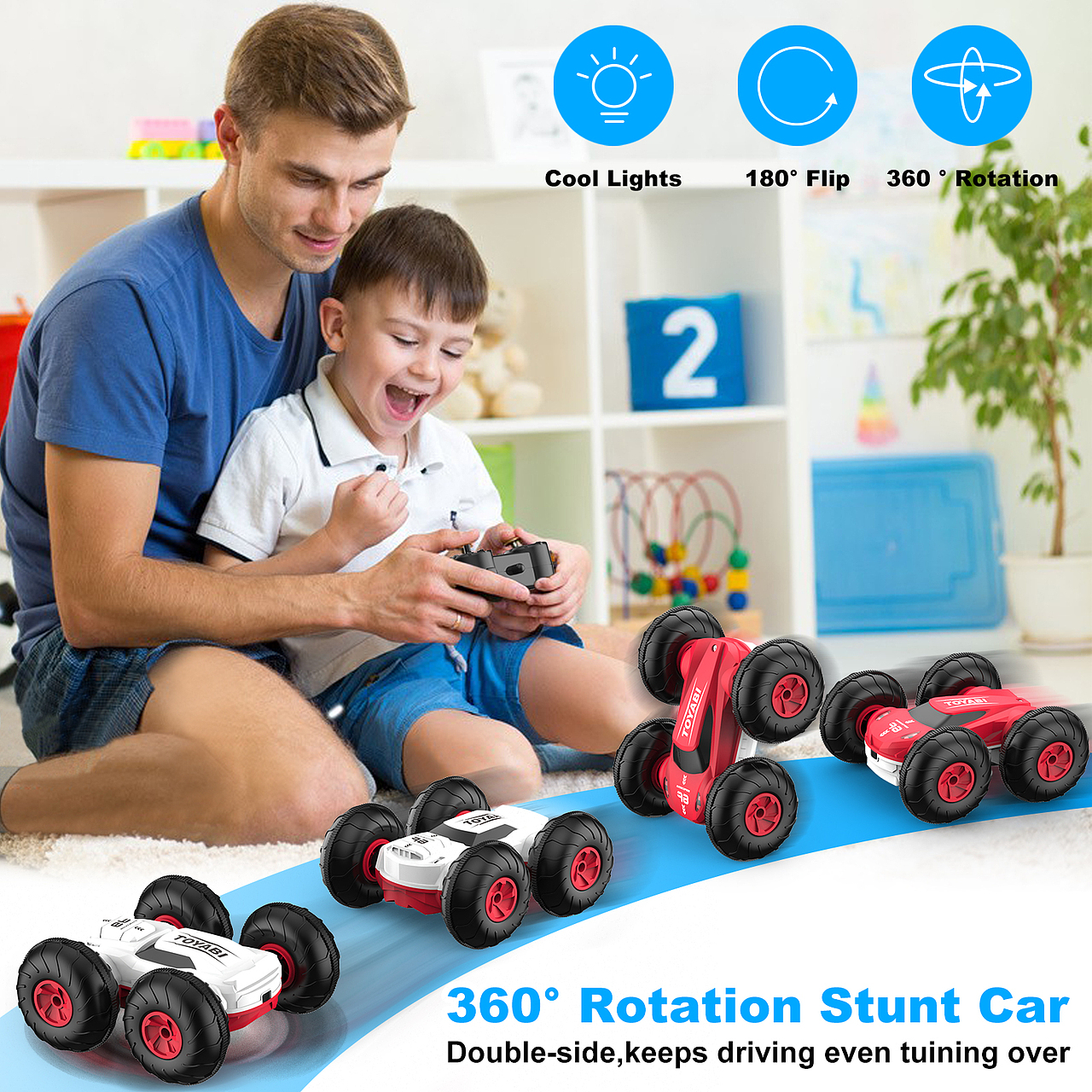 双面特技翻滚车