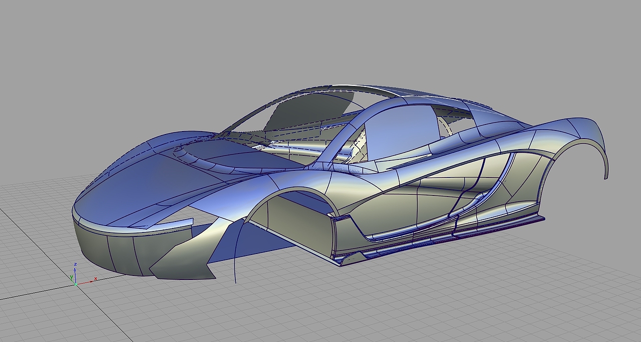 McLaren P1 Alias 建模教程（图ZOTM3OTY2OTI=） - 交通工具 - 站酷设计师Adleyou原创素材 - 站酷ZCOOL