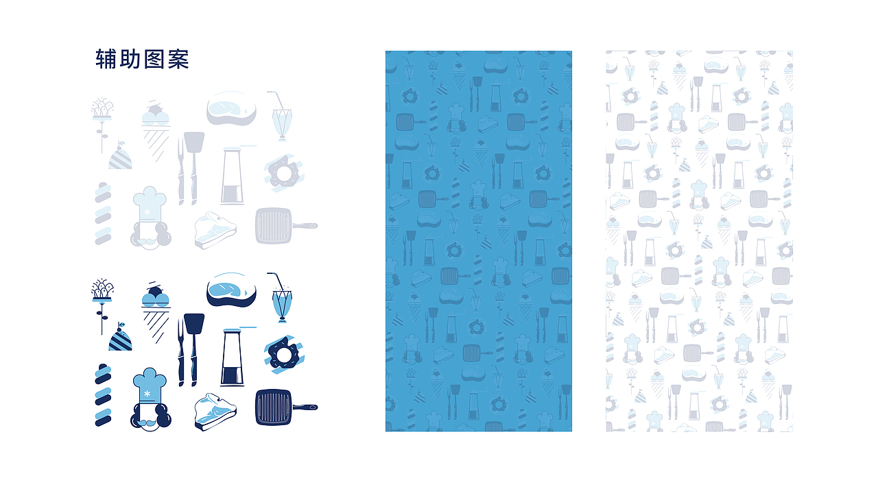 牛排自助西餐厅VI设计-小城星厨