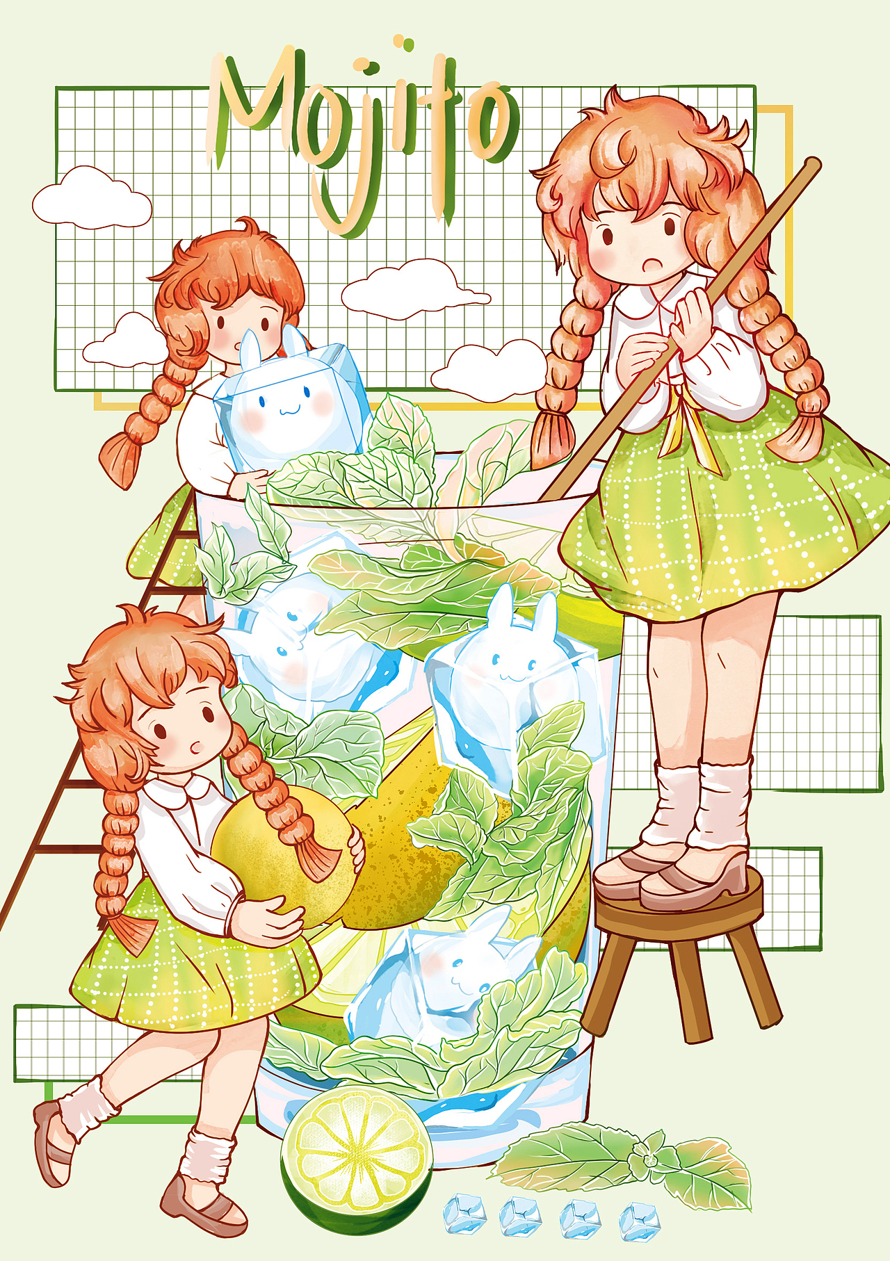 日常插画（图ZMjU1Mjk0NTky） - 创作习作 - 站酷设计师熊的狐狸尾巴原创素材 - 站酷ZCOOL