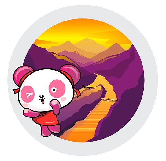 熊猫矢量绘画一套（图ZMjEzNzIwMA==） - 新锐潮流插画 - 站酷设计师David_woo原创素材 - 站酷ZCOOL