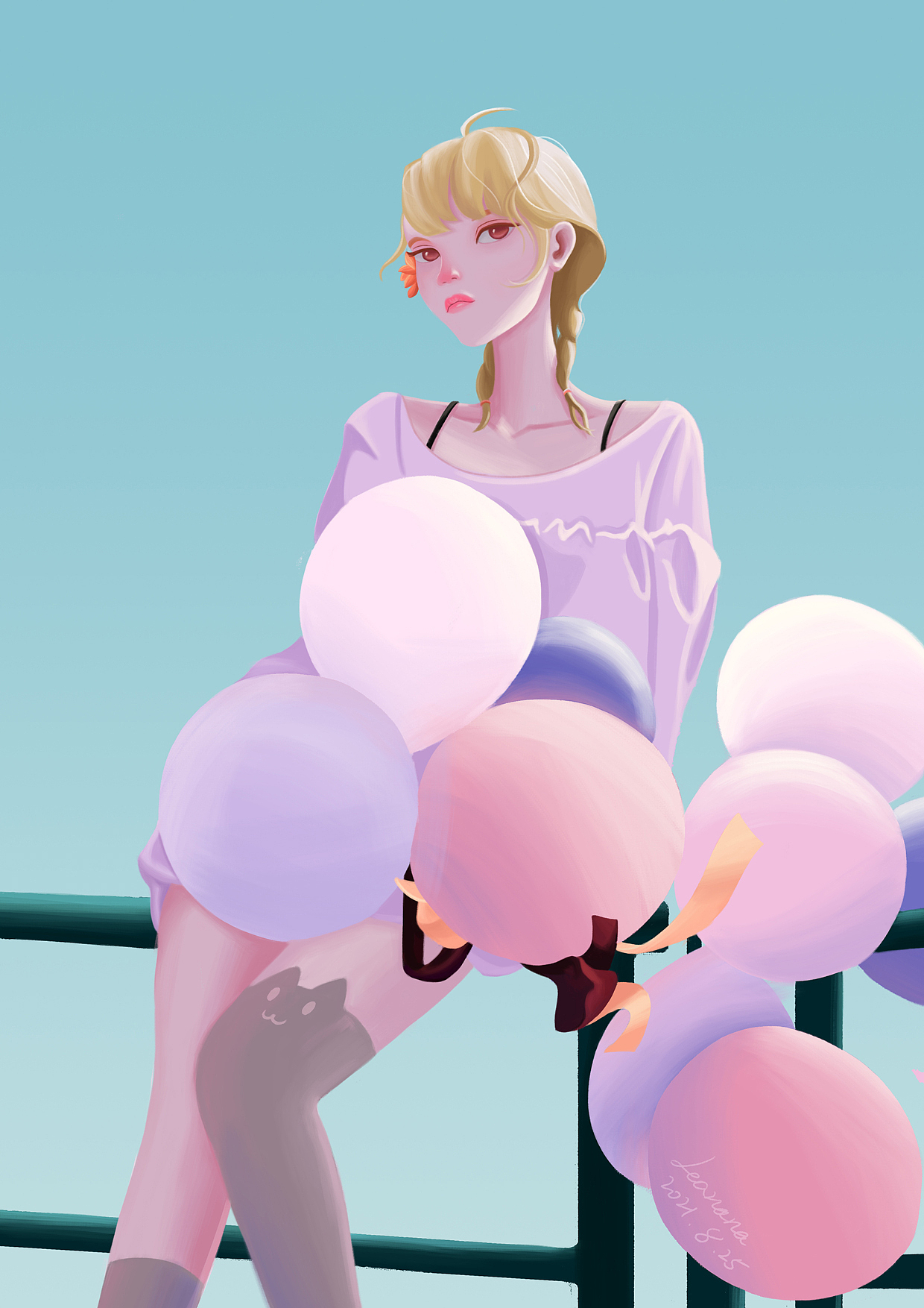 梦中的女孩（图ZMjg1NDc1NDc2） - 创作习作 - 站酷设计师leanana原创素材 - 站酷ZCOOL