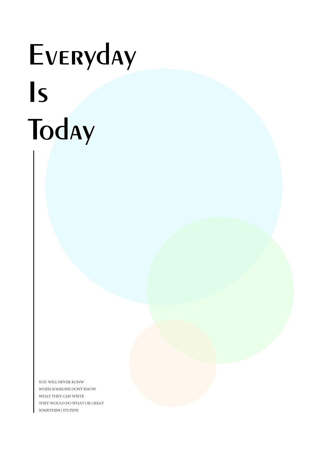 everyday is today（图ZMTQ4MzkwNTA0） - 海报 - 站酷设计师不透名先生原创素材 - 站酷ZCOOL