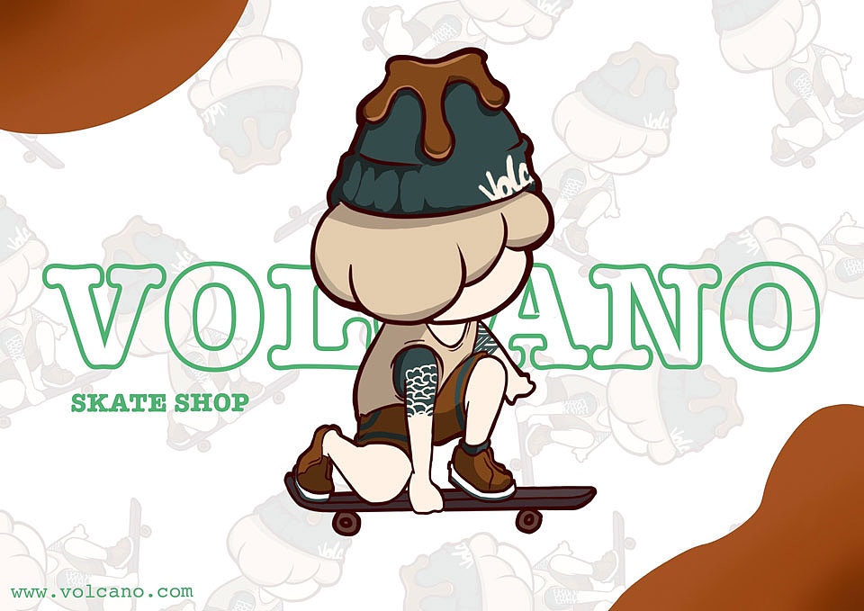 VOVO 滑板品牌IP形象設(shè)計(jì)（圖ZMjI4MTI5NDcy） - 品牌 - 站酷設(shè)計(jì)師KeekeiLee原創(chuàng)素材 - 站酷ZCOOL