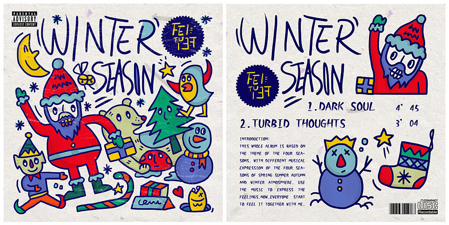 WINTER封面封底