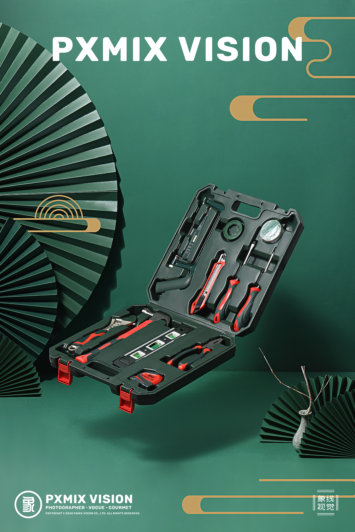 五金工具的国风演绎丨工具侠×象线视觉(图ZMjE4NzUwMTEy) - 产品摄影 - 站酷设计师光影集原创素材 - 站酷ZCOOL