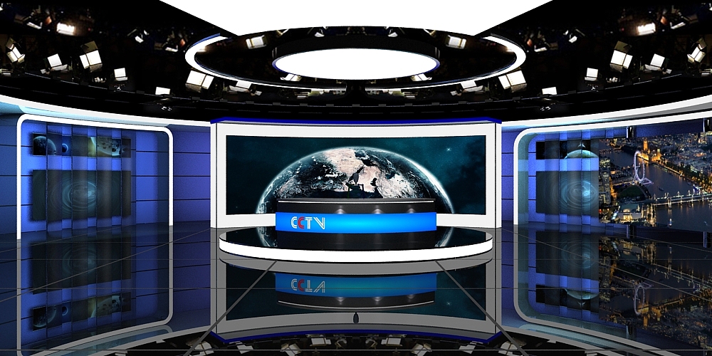 虚拟演播室模仿cctv