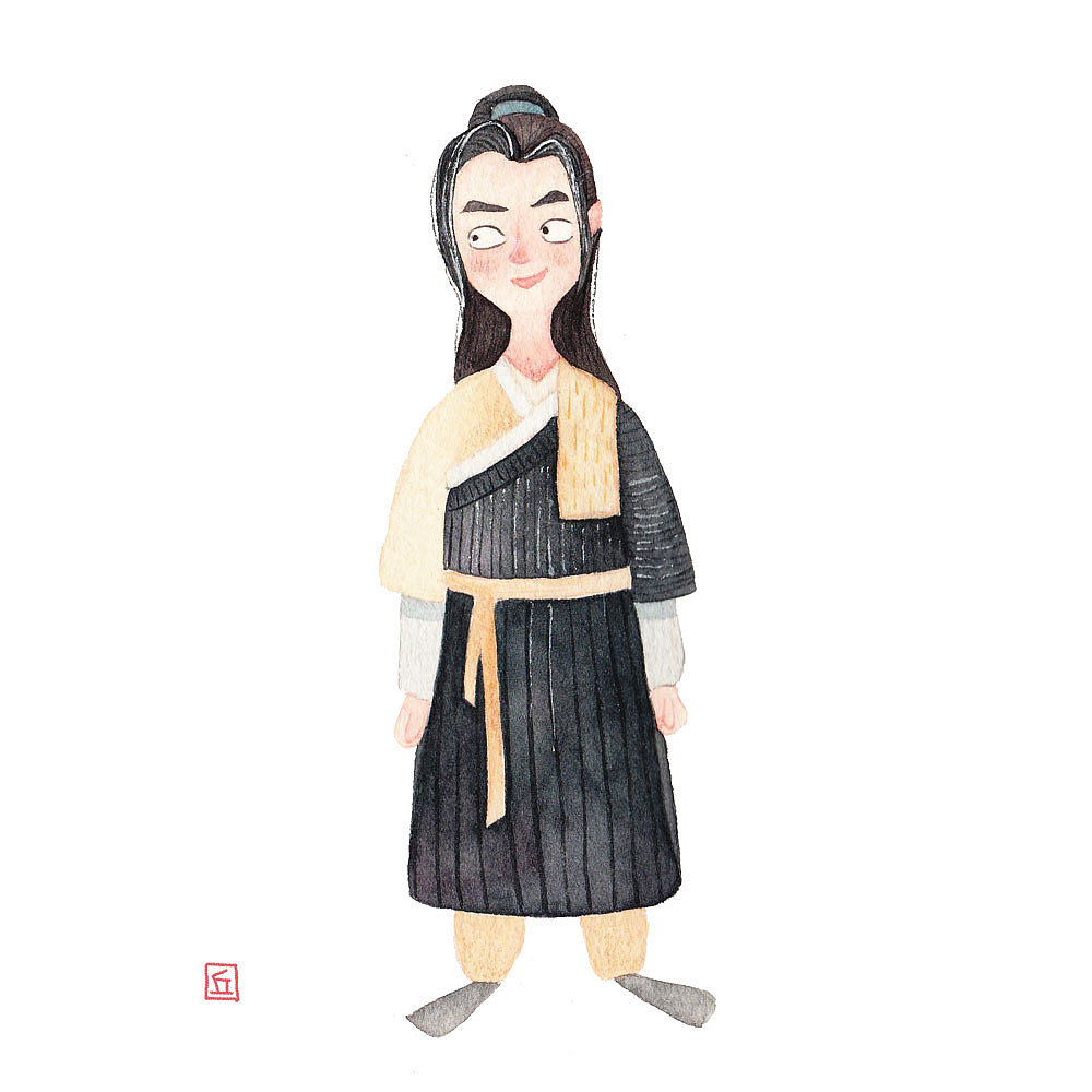 【水彩人物】武林外传主演驾到~(图ZNzQzMDU0ODA=) - 儿童插画 - 站酷设计师rigki原创素材 - 站酷ZCOOL